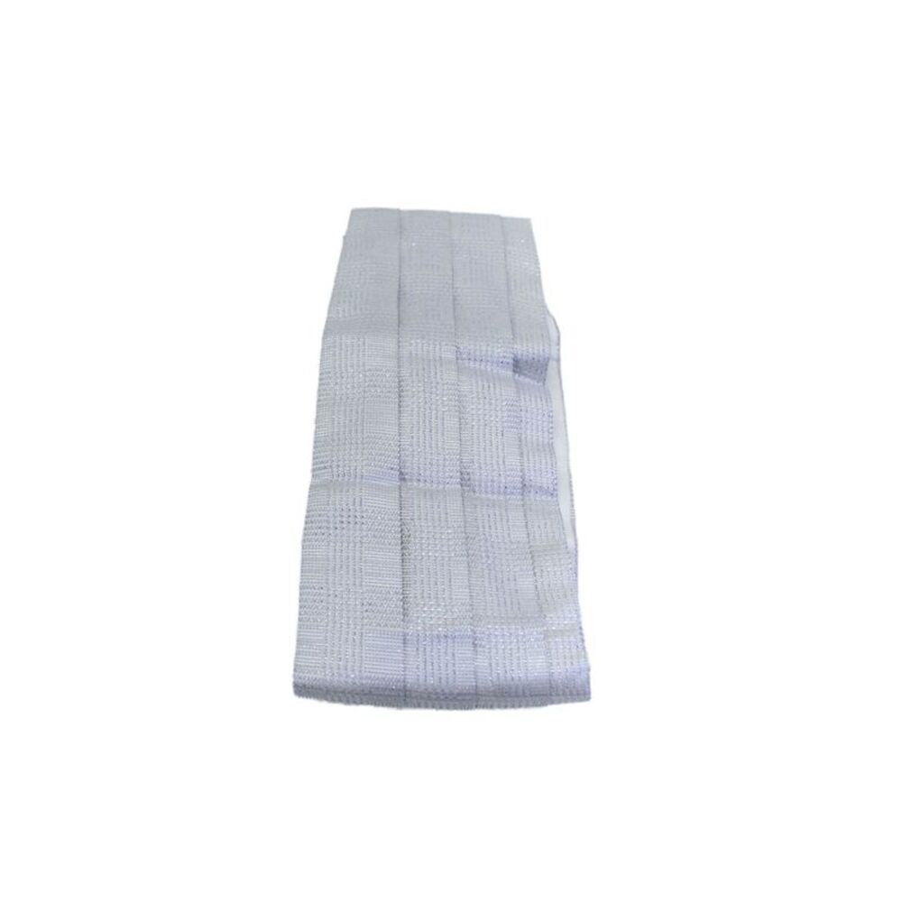 Domenico Vacca Mens Silk Pleated Cummerbund Gray Silver Size Extra Large